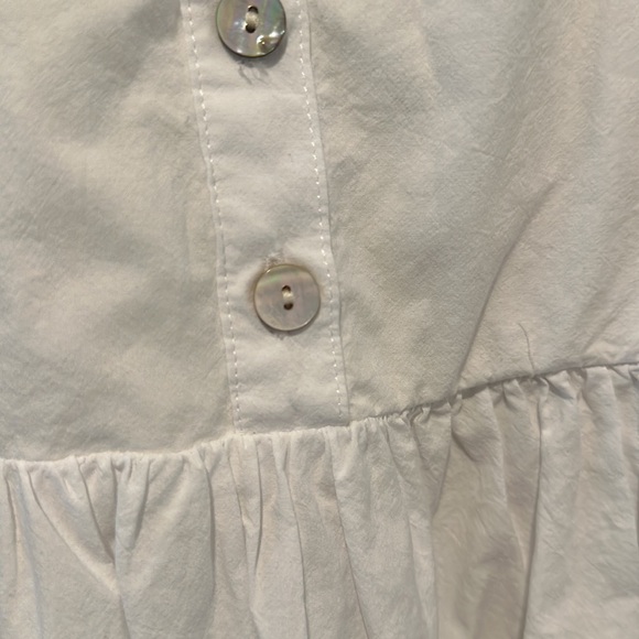 Madewell White  Sundress with Pockets - Picture 6 of 7